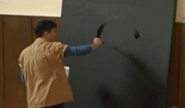 Viral dickbutt wood carving GIF from Matchmakers 6 Russian TV show